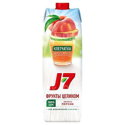 Сок J7 яблоко персик 0,97 л в Apeti.ru Сок J7 яблоко персик 0,97 л в интернет-магазине свежих фермерских продуктов Apeti.ru