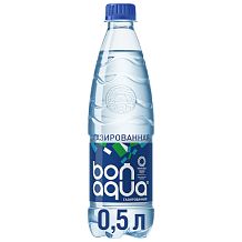 Вода Bonaqua газированная 0,5 л