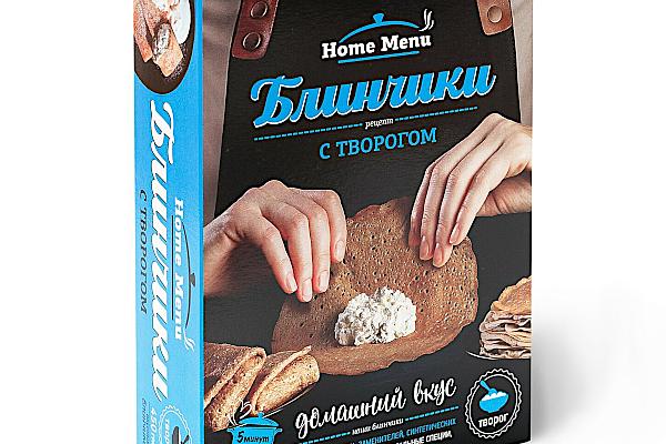 Блинчики Home Menu с творогом 450 г в интернет-магазине продуктов с Преображенского рынка Apeti.ru