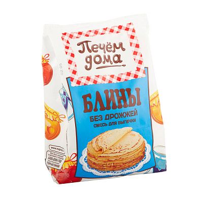 Смесь для выпечки Печем дома блины без дрожжей 300 г