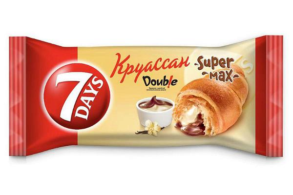  Круассан 7 Days с двойным кремом какао ваниль 110 г в интернет-магазине продуктов с Преображенского рынка Apeti.ru