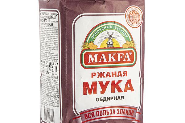  Мука ржаная Makfa обдирная 1 кг в интернет-магазине продуктов с Преображенского рынка Apeti.ru