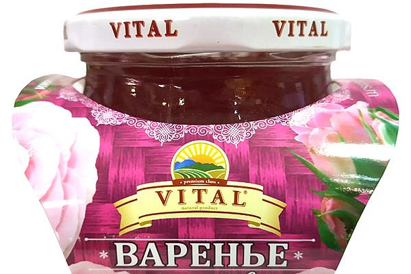  Варенье Vital из лепестков роз 430 г в интернет-магазине продуктов с Преображенского рынка Apeti.ru