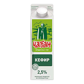 Кефир Чабан 2,5% 900 г БЗМЖ п/п