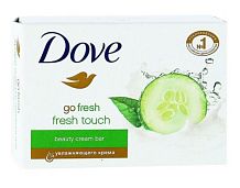 Крем-мыло Dove прикосновение свежести аромат огурца и зеленого чая 100 г