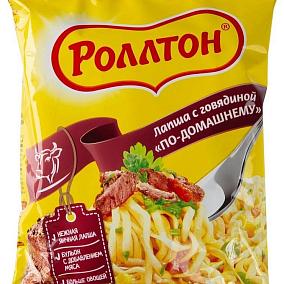  Лапша быстрого приготовления Роллтон по-домашнему говядина 85 г в интернет-магазине свежих фермерских продуктов Apeti.ru