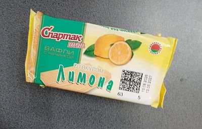 Вафли Спартак топ со вкусом лимона 72г Спартак