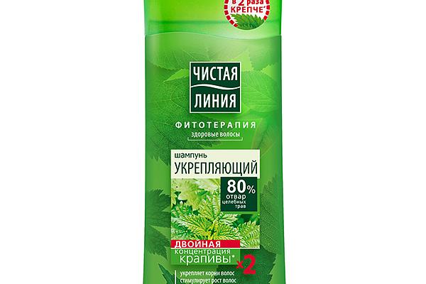  Шампунь Чистая Линия крапива укрепляющий 250 мл в интернет-магазине продуктов с Преображенского рынка Apeti.ru