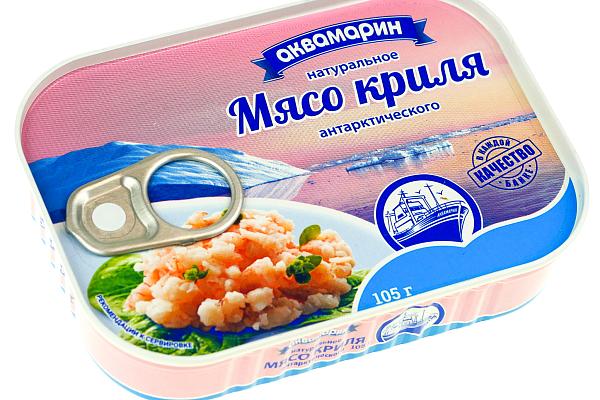  Мясо криля Аквамарин натуральное 100 г в интернет-магазине продуктов с Преображенского рынка Apeti.ru