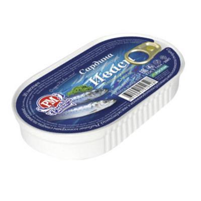  Сардина иваси "Рыбное Меню" бланшированная в масле 175 г в интернет-магазине свежих фермерских продуктов Apeti.ru