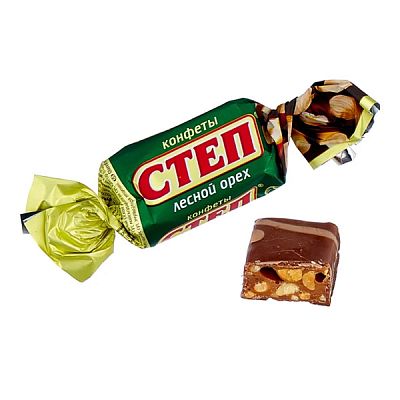 Конфеты Степ с лесным орехом и арахисом 250 г
