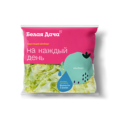 Салат Белая дача Хрустящий Айсберг 150 г