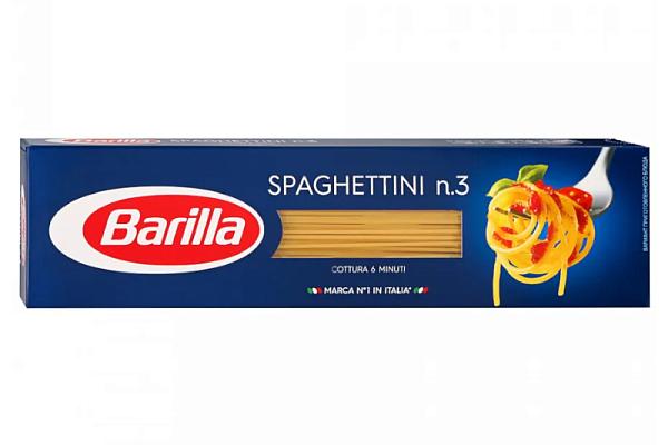  Макаронные изделия Barilla Spaghettini n.3 450 г в интернет-магазине продуктов с Преображенского рынка Apeti.ru