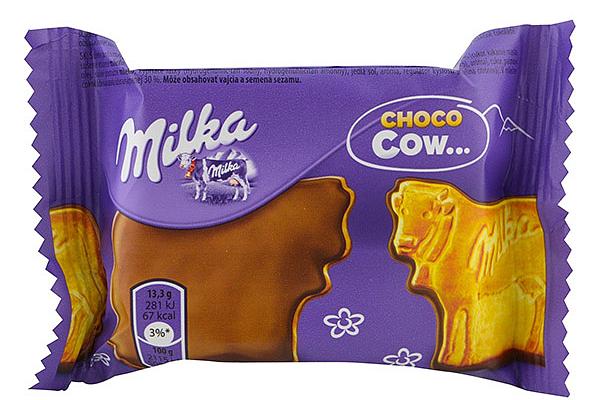  Печенье Milka Choco Cow 40 г в интернет-магазине продуктов с Преображенского рынка Apeti.ru