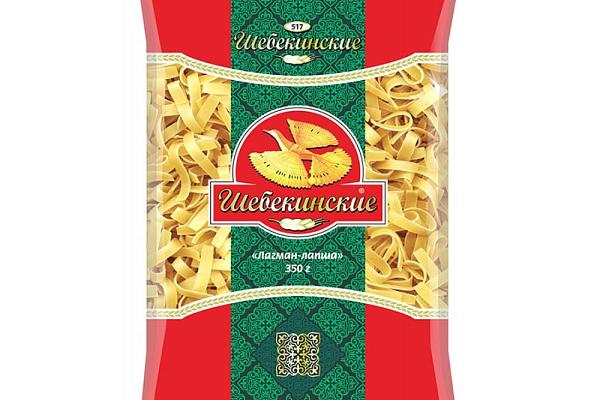  Макаронные изделия Шебекинские лапша-лагман 350 г в интернет-магазине продуктов с Преображенского рынка Apeti.ru