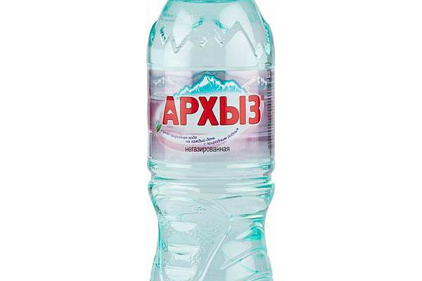  Вода Архыз негазированная горная природная 1 л в интернет-магазине продуктов с Преображенского рынка Apeti.ru