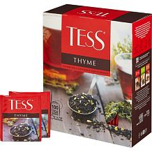 Чай черный Tess Thyme с чабрецом и цедрой лимона 100 шт х1,5 г