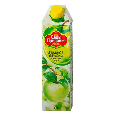 Сок Сады Придонья яблоко зеленое 1 л