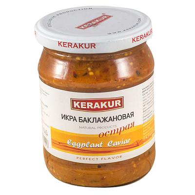  Икра баклажанная Kerakur острая 500 г в интернет-магазине свежих фермерских продуктов Apeti.ru