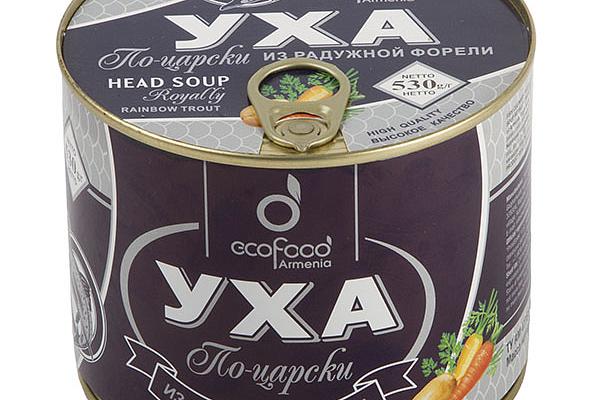  Уха из радужной форели Ecofood по-царски 530 г в интернет-магазине продуктов с Преображенского рынка Apeti.ru