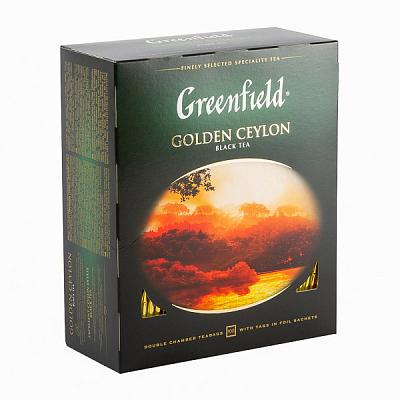  Чай черный Greenfield Golden Ceylon цейлонский 100 пак в интернет-магазине свежих фермерских продуктов Apeti.ru