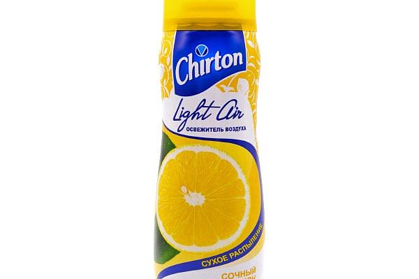 Освежитель воздуха Chirton Light Air сочный лимон 300 мл в интернет-магазине продуктов с Преображенского рынка Apeti.ru