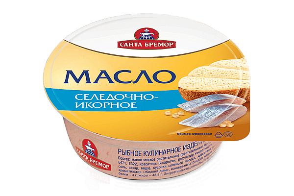  Масло селедочно-икорное "Бутербродное" 100 г в интернет-магазине продуктов с Преображенского рынка Apeti.ru