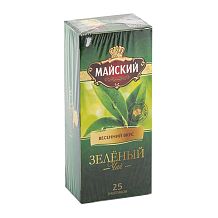 Чай зеленый Майский в пакетиках 25 шт*2 г