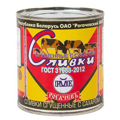 Сливки сгущенные Рогачевъ с сахаром 360 г в Apeti.ru Сливки сгущенные Рогачевъ с сахаром 360 г в интернет-магазине свежих фермерских продуктов Apeti.ru