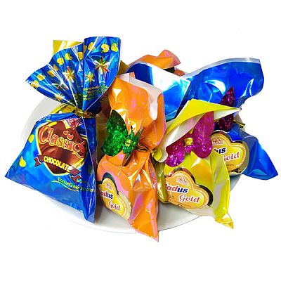 Конфеты Gold Sladus мешочки с молочной начинкой 250 г