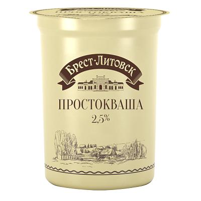  Простокваша Брест-Литовск 2,5% 380 г БЗМЖ в интернет-магазине свежих фермерских продуктов Apeti.ru