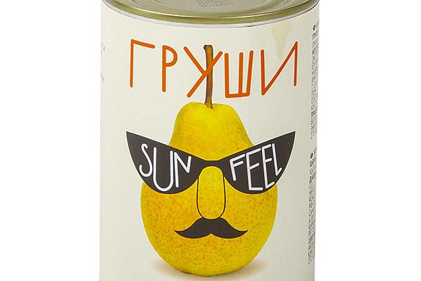  Груши Sunfeel половинки в сиропе 850 мл в интернет-магазине продуктов с Преображенского рынка Apeti.ru