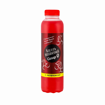 Кисель "Сахар 0" вишневый РАЭ 500г пл.бутылка