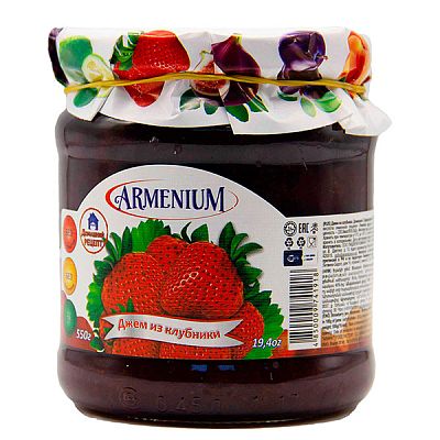Джем Armenium из клубники 550 г