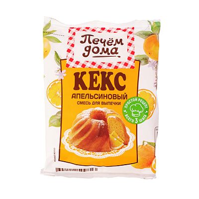 Смесь для выпечки Печем дома кекс апельсиновый 400 г