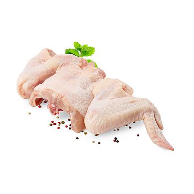 Куриные крылышки со спинкой охлажденные 1 кг