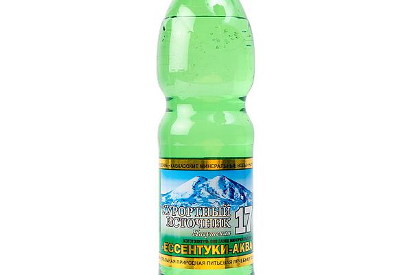  Вода Ессентуки №17 газированная минеральная лечебная 1,5 л в интернет-магазине продуктов с Преображенского рынка Apeti.ru