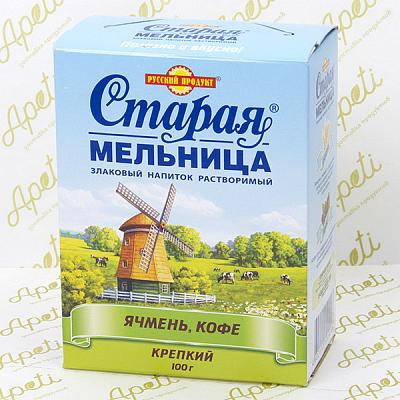 Напиток Старая Мельница ячменный с кофе крепкий 100 г в Apeti.ru Напиток Старая Мельница ячменный с кофе крепкий 100 г в интернет-магазине свежих фермерских продуктов Apeti.ru
