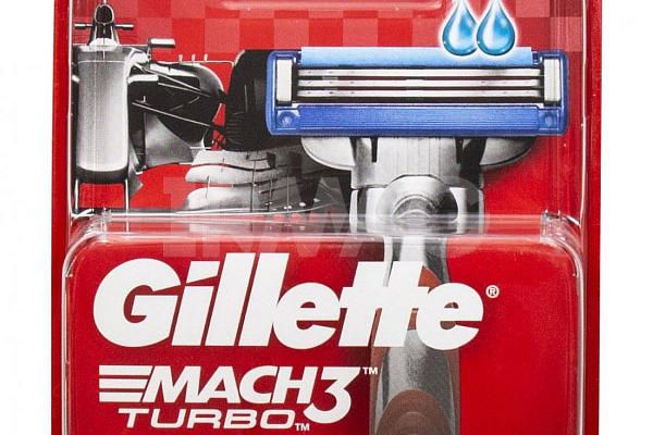  Сменные кассеты для бритья Gillette Mach3 Turbo 2 шт в интернет-магазине продуктов с Преображенского рынка Apeti.ru