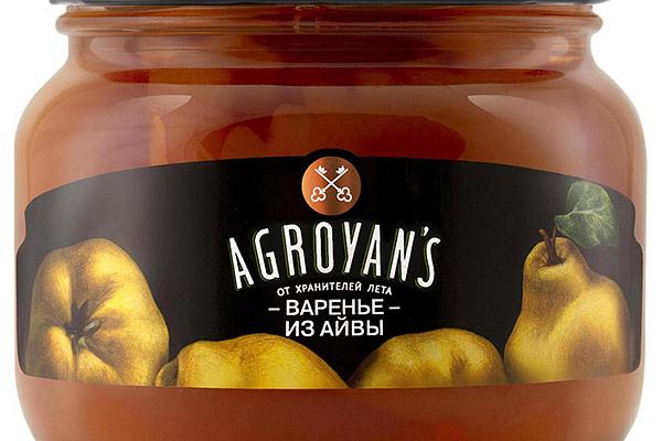  Варенье Agroyans из айвы 430 г в интернет-магазине продуктов с Преображенского рынка Apeti.ru