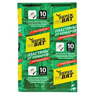 Пластины от комаров Super Bat 10 шт в Apeti.ru Пластины от комаров Super Bat 10 шт в интернет-магазине свежих фермерских продуктов Apeti.ru