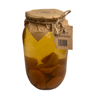 Компот из абрикос домашний Кладовая радости 1,5 л ст/б