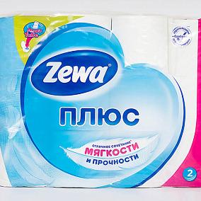 Туалетная бумага Zewa Плюс двухслойная 12 шт в интернет-магазине свежих фермерских продуктов Apeti.ru