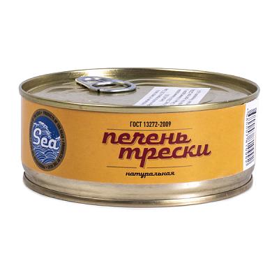  Печень трески Sea натуральная 230 г в интернет-магазине свежих фермерских продуктов Apeti.ru