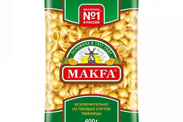  Макаронные изделия Makfa ракушки 400 г в интернет-магазине продуктов с Преображенского рынка Apeti.ru