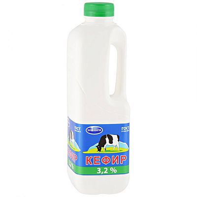 Кефир Экомилк 3,2% 900 мл БЗМЖ