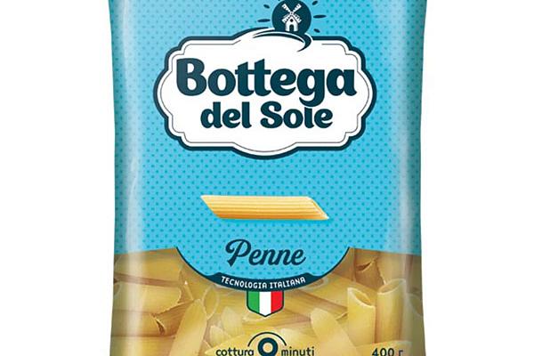  Макаронные изделия Bottega del Sole penne перья 400 г в интернет-магазине продуктов с Преображенского рынка Apeti.ru