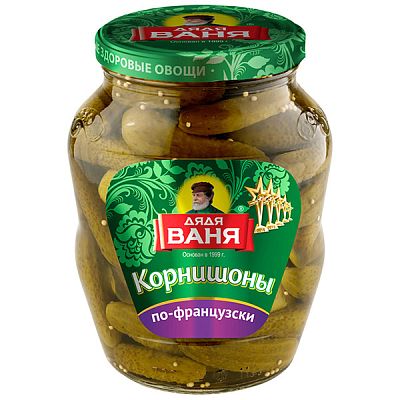 Корнишоны Дядя Ваня по-французски 680 г