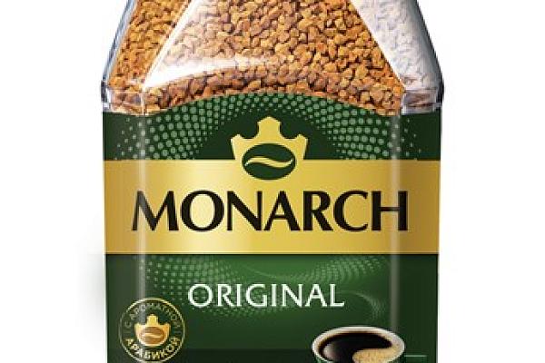  Кофе Jacobs Monarch Original сублимированный растворимый 190 г в интернет-магазине продуктов с Преображенского рынка Apeti.ru