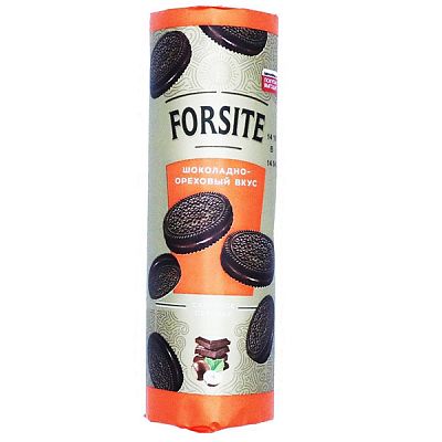 Печенье Forsite с шоколадно-ореховым вкусом 220 г